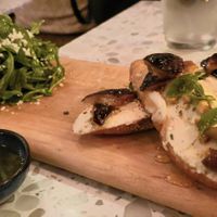 Almond Ricotta Bruschetta at Coletta in New York City