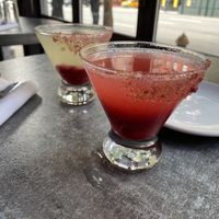 Raspberry limoncello. These Were very strong    at Coletta in New York City