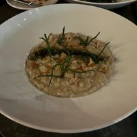 Sunchoke and “scallop” risotto  at Coletta in New York City
