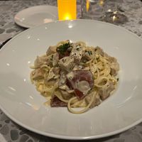 Chick'n Linguini Alfredo at Coletta in New York City