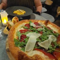 Fig jam and prosciutto pasta, such a delicious combination of flavours at Coletta in New York City