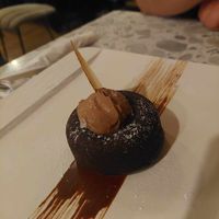 Chocolate and lavender lava cake. Very moreish without being too sweet and the lavender is balanced perfectly at Coletta in New York City