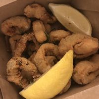 Mushroom calamari   at Coletta in New York City