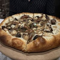 Wild mushroom truffle pizza   at Coletta in New York City