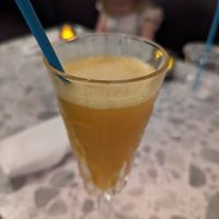 Passion fruit bellini at Coletta in New York City