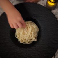 Kids' spaghetti at Coletta in New York City