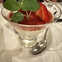 Strawberry Panna Cotta  at Coletta in New York City