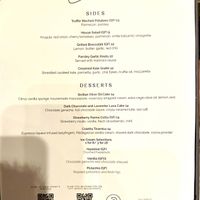 Menu: Sides & Dessert  at Coletta in New York City
