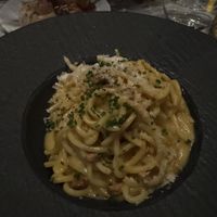 Spaghetti carbonara   at Coletta in New York City