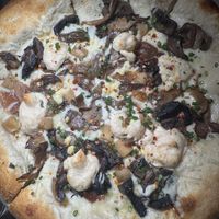 Truffle mushroom pizza  at Coletta in New York City