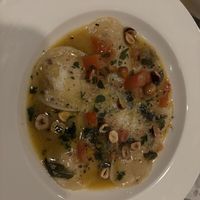 Butternut squash ravioli - equally delicious!  at Coletta in New York City