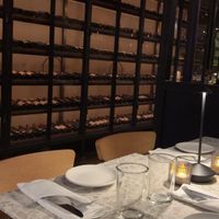 Tables were VERY close together (my only complaint) made it slightly awkward   at Coletta in New York City