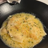 Small portion but very tasty ravioli   at Coletta in New York City