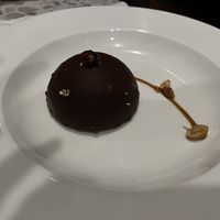 Chocolate hazelnut dome  at Coletta in New York City