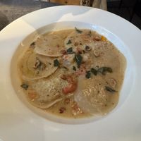 Butternut squash ravioli  at Coletta in New York City