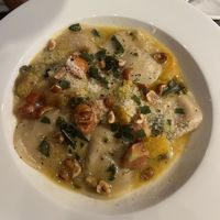 Butternut squash ravioli  at Coletta in New York City