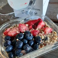 Big Berry Omega Crunch without the Honey .... perfect!!! at Raw Juce in Fort Lauderdale