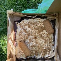 biscoff brownies  at Veg'n'lishious in Leeds