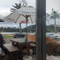 View from inside at Stoked in Whitianga