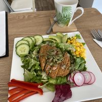 Crispy no chick salad   at Veganly Convenient in Rochester