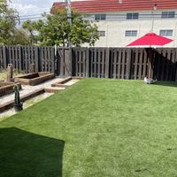 Outside back space for yoga, etc.   at Gratefuel Cafe in Fort Lauderdale