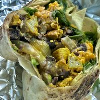Breakfast burrito w/ Tofu scramble  at Gratefuel Cafe in Fort Lauderdale