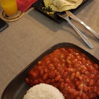 Vegan beans & vegan roti masala at Mademoiselle Carmen Louise in Goeppingen