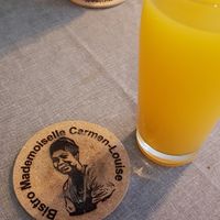 Mango-Schorle at Mademoiselle Carmen Louise in Goeppingen