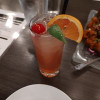 Mumbai Mai Tai: sailor jerry spiced rum + bacardi superior + amaretto di amore + orange curacao at Noon Mirch in Webster