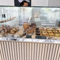 Display of vegan pastries   at Purple Horseshoe Baking in Oakville