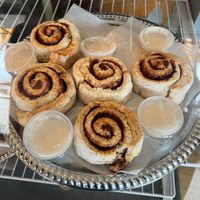 Vegan/ GF cinnamon rolls  at Butter Cafe in Dayton