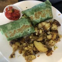 Vegan breakfast burrito   at Butter Cafe in Dayton