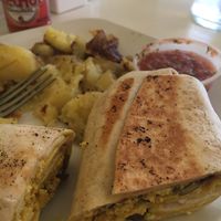 vegan burrito  at Butter Cafe in Dayton
