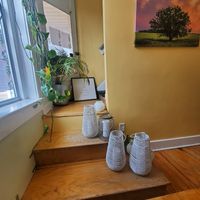 View from my table at Butter Cafe in Dayton