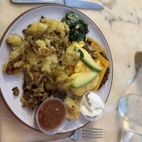 Vegan huevos rancheros   at Butter Cafe in Dayton