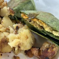 Barely any filling in this $20 burrito   at Butter Cafe in Dayton