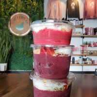 1 10oz Pitaya bowl and 2 16 oz acai bowls! at The Fern AK in Palmer