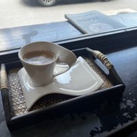 Great latte!  at Arelom D D Organic Bistro in Bangkok