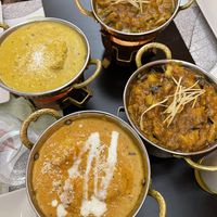 Berenjenas, albondigas vegetales  at Namaste Restaurante in Bilbao