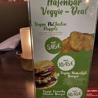 Vegan Menu  at Hafenbar in Neuss