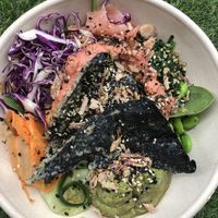 Vegan tuna sushi bowl 🍲   at Secret Burger Co in Newtown