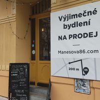 Exterior at Palačinka in Prague