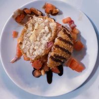caprese arancini at The Sweet Botanist Plant Based - Cloud Kitchen in Dallastown