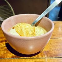 Affogato (use tonka macadamia icecream to veganise)   at WAIRA Ice Cream & Speciality Coffee in Minca
