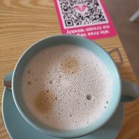 Latte with oat milk at Heartbreak Melts in Northeast Singapore