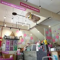 Cozy interior - Heartbreak Melts vegan  ice cream cafe at Heartbreak Melts in Northeast Singapore