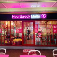 Pretty shop front  at Heartbreak Melts in Northeast Singapore