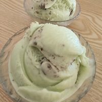 Peppermint ice cream  ~ 3/10/24 at Heartbreak Melts in Northeast Singapore
