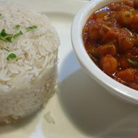 Chana massala at The Garden and The Sea in Accra