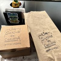   at Um Sonho de Coxinha (Cantina Vegana) in Sao Paulo